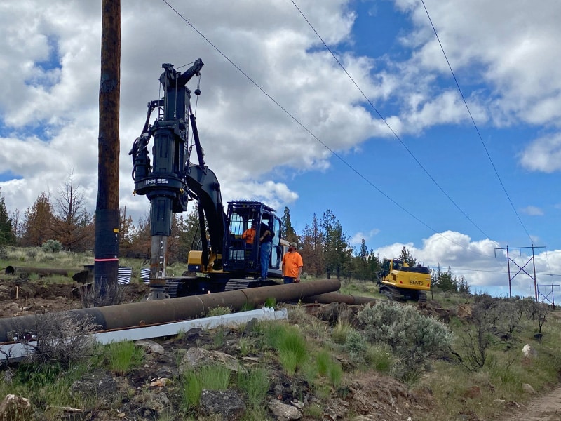 HPM B55 Drilling for Utility Lines
