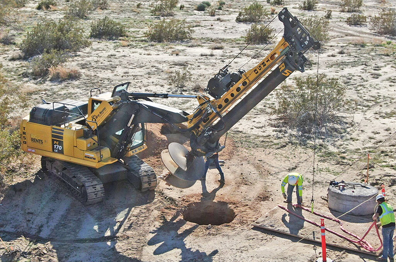 TR50 LoDril Excavator Attachment
