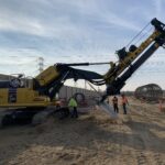 EXCAVATOR MOUNTED DRILL RIG - TR60 WITH AN 11FT AUGER